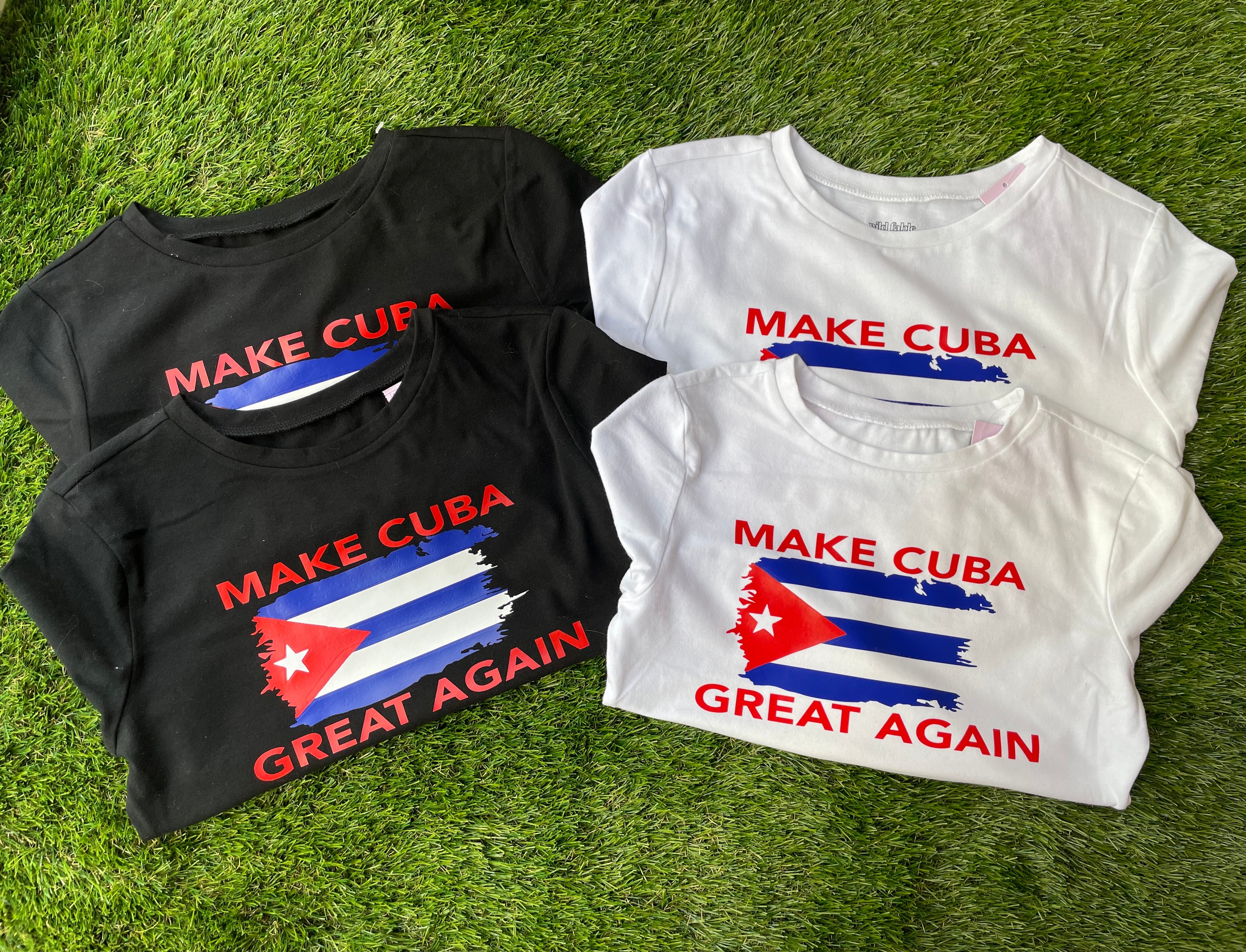 Make Cuba Great Again Crop Tee