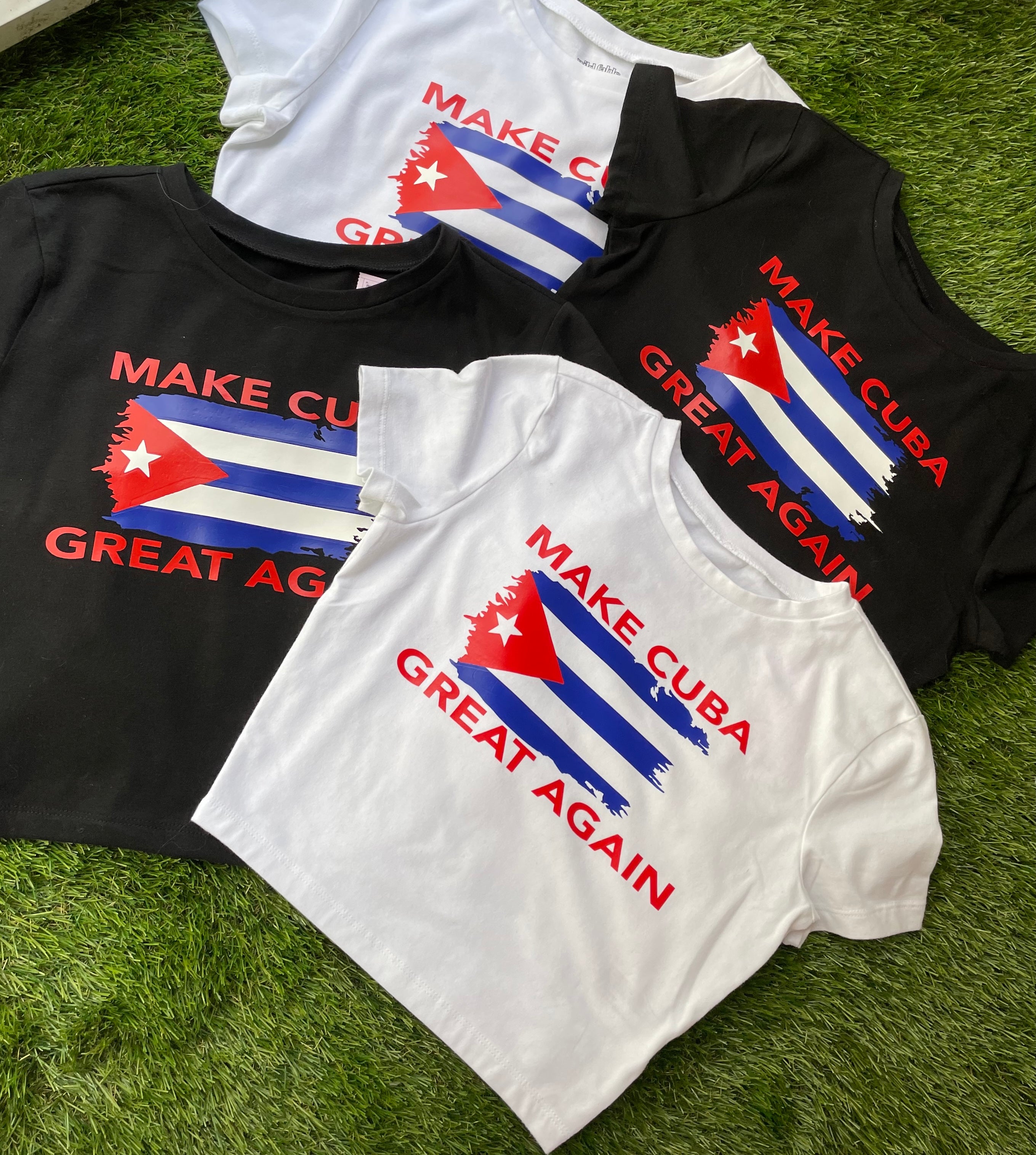 Make Cuba Great Again Crop Tee